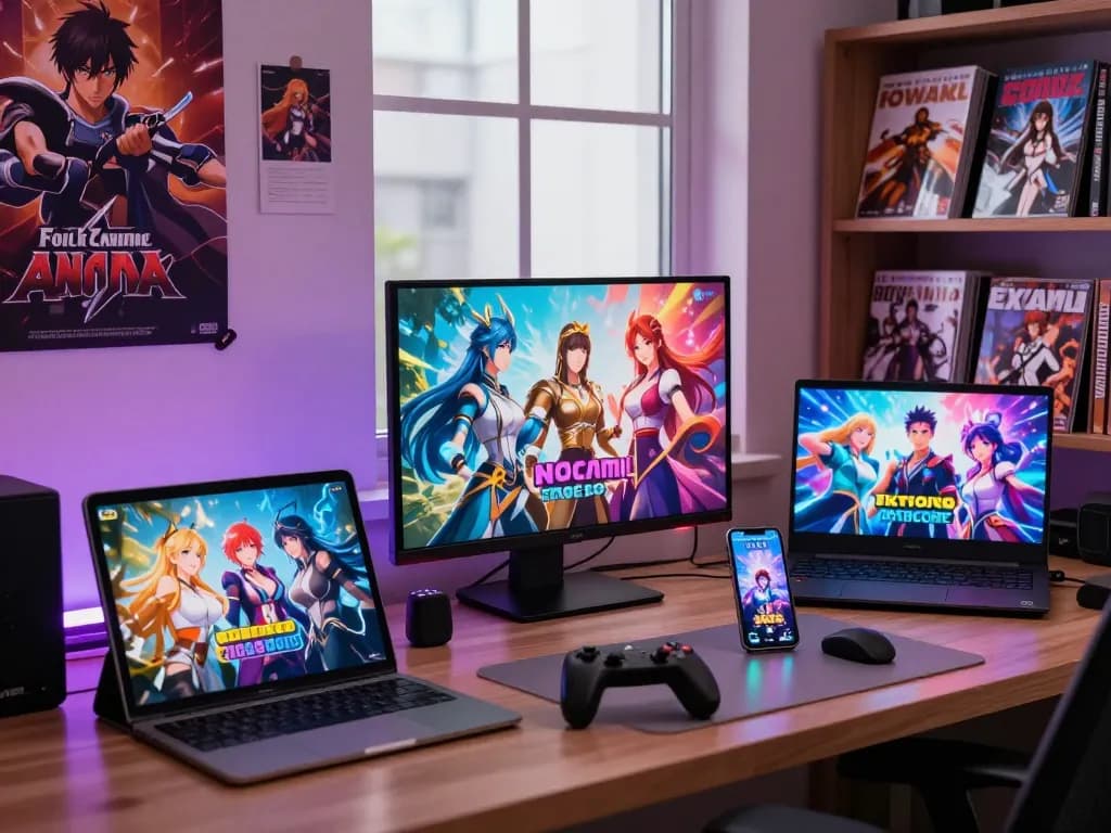 Engaging view of various adult games displayed on devices, showcasing interactive gameplay experiences.