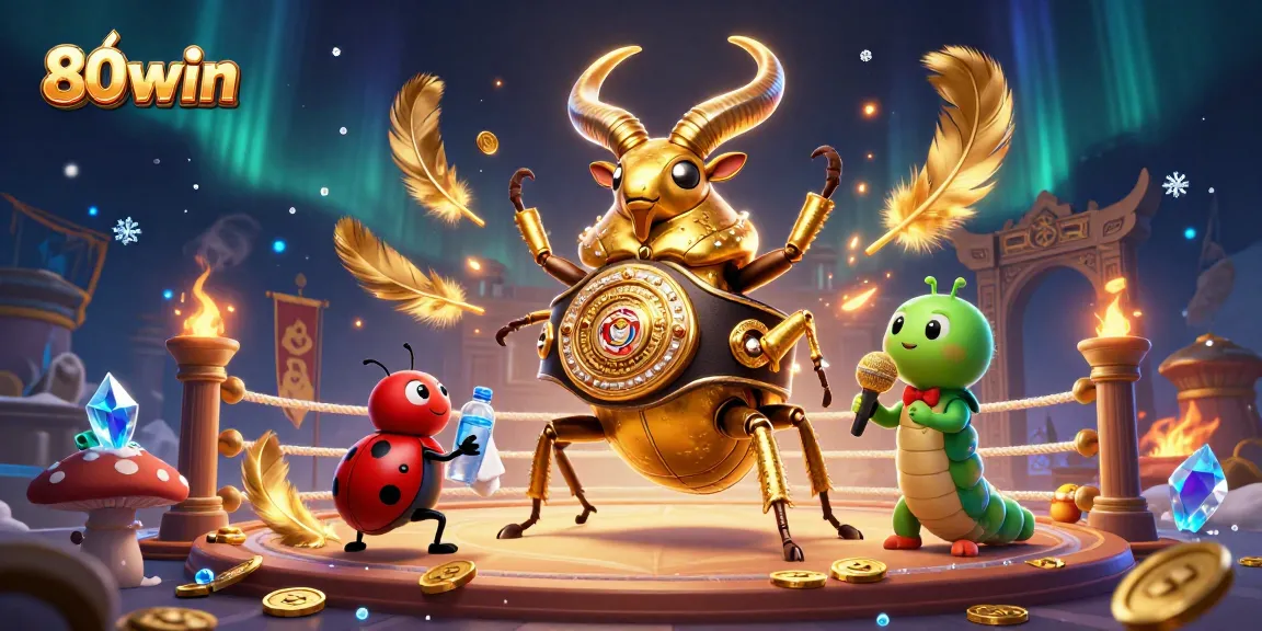 Experience the excitement of 80win with vibrant characters in a dynamic casino setting featuring thrilling elements.