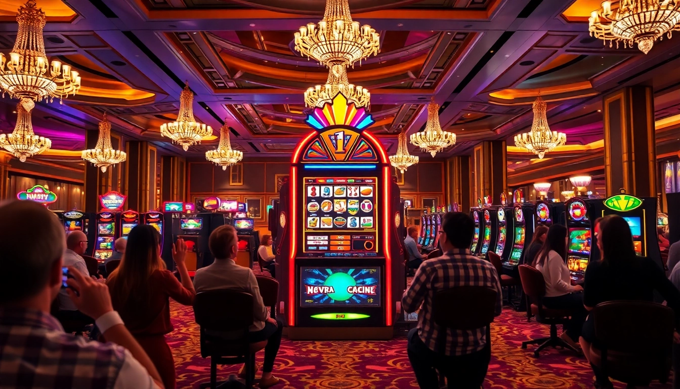 Mencoba keberuntungan pada slot gacor di kasino yang berkilau dengan pemain bersemangat.
