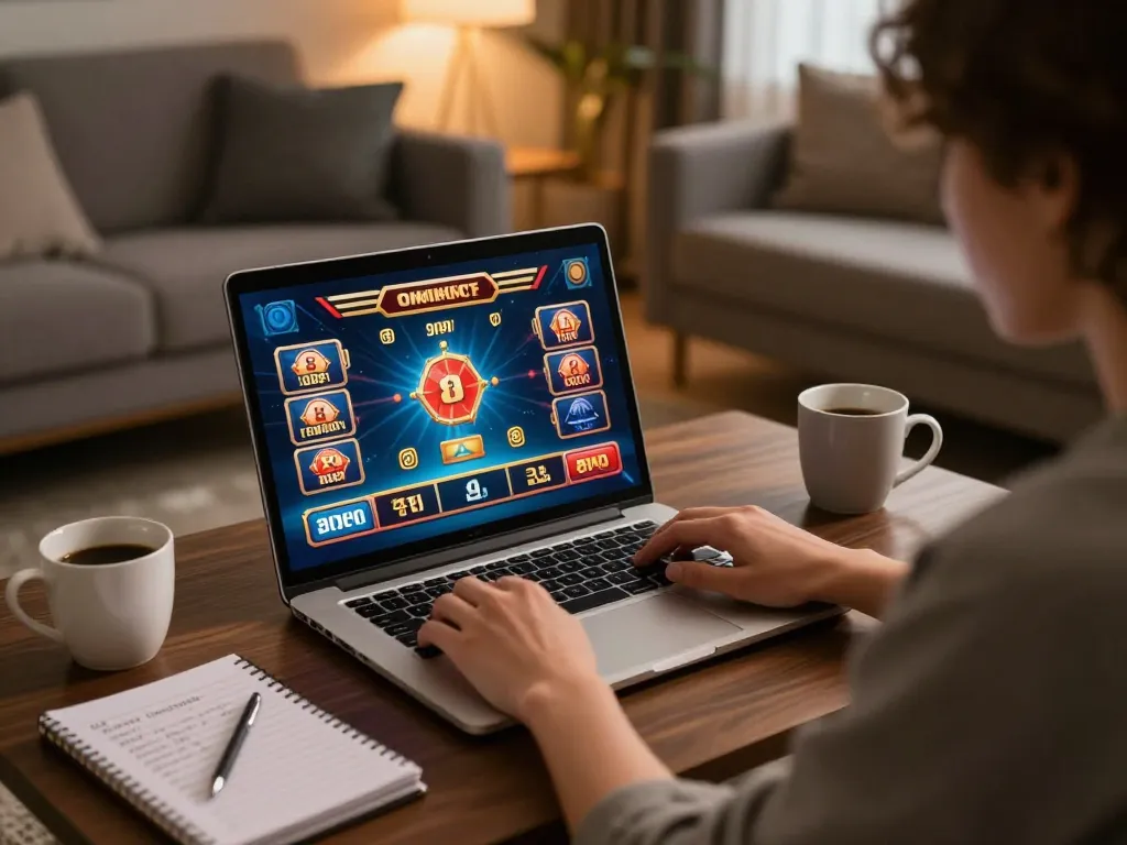 Engage with 789BET in a cozy home setting, where online gambling meets comfort.