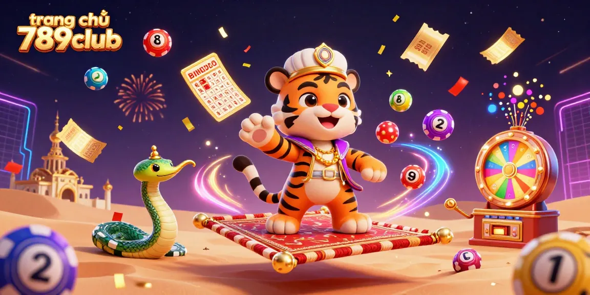 Engage with excitement at trang chủ 789club, featuring a vibrant gambling scene with a tiger sultan and dynamic prizes.