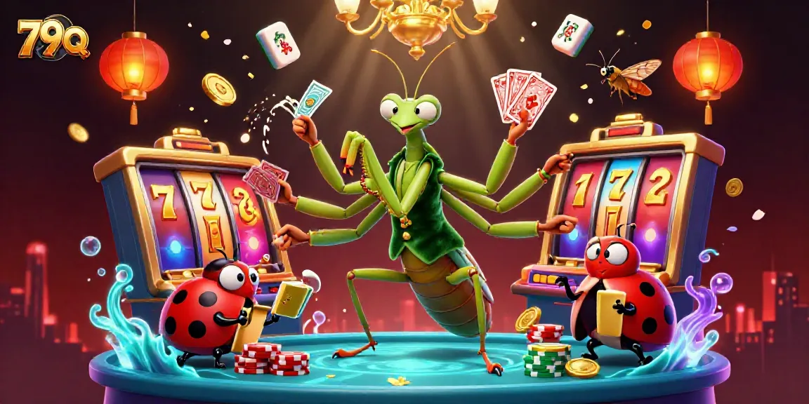 Experience thrilling gameplay with 79Q's vibrant casino scene featuring dynamic characters and rich elements.