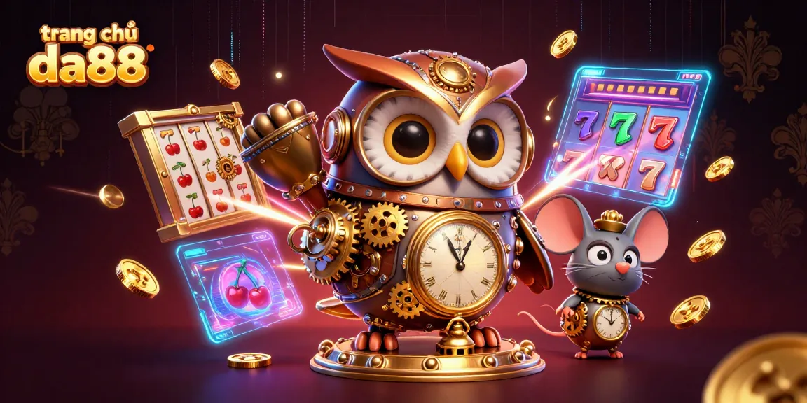 Experience the excitement of trang chủ da88 with engaging 3D slots and captivating casino illustrations.