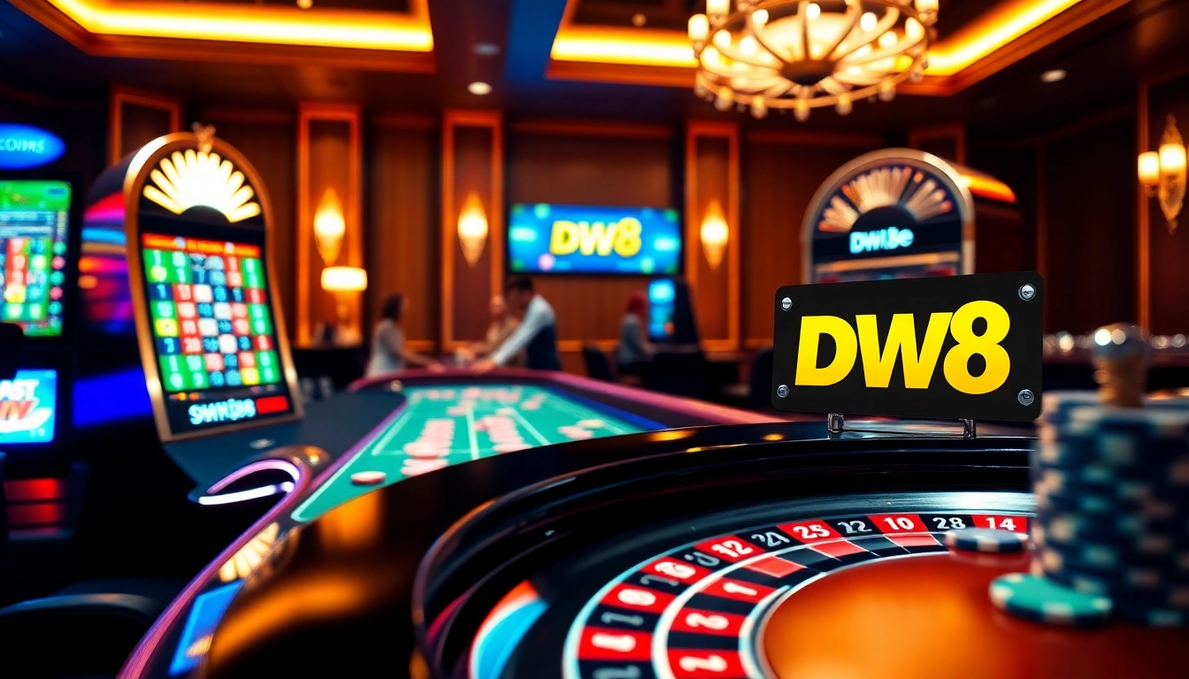 Experience thrilling gameplay at DW8, the premier online gambling platform with diverse options.