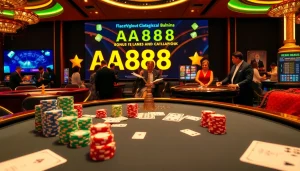 Sinta a emoção da AA888 com jogos de cassino vibrantes e promoções exclusivas.