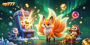 ap777 oferece uma experiência de cassino vívida com uma raposa de nove caudas brilhante e elementos de jackpot.