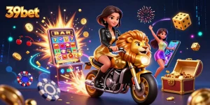 Spin and win with 39bet's exciting casino games, featuring vibrant slot machines and thrilling jackpots.