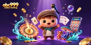 Engage with the excitement of abc999 online betting featuring playful characters and casino elements.